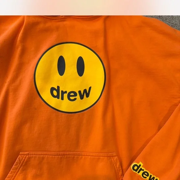 Drew House Orange Smiley Sweater - Picture 4 of 8